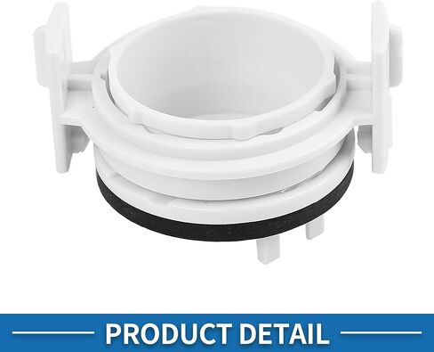 H7 LED محول المصباح LED لمبة التجنيب حامل متينة ل BMW E46 318I E65 E65 E90 البلاستيك المعدني الأبيض (مجموعة من 4) in Kuwait