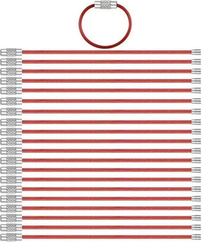 20 PCS Stainless Steel Loops,Key Chain,Keyrings in Saudi Arabia