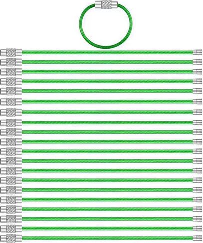 20 PCS Stainless Steel Loops,Key Chain,Keyrings in Saudi Arabia