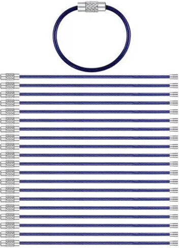 20 PCS Stainless Steel Loops,Key Chain,Keyrings in Saudi Arabia