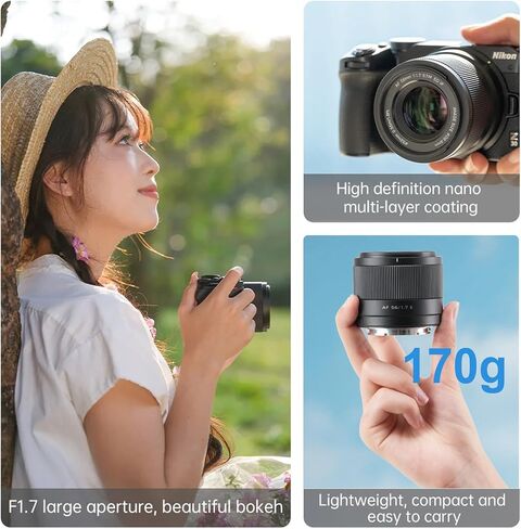 عدسة VILTROX 27 مم F1.2 f/1.2 Pro E-Mount APS-C لكاميرات Sony E-Mount A7 A7II A7RII A7SII A7SIII A7III A7IV A7RV A9 A9II FX3 FX6 ZVE1 A6600 A6500 A6400 A6300 A6100 ZVE10 FX30 in Saudi Arabia