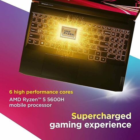 Lenovo IdeaPad Gaming 3 - Essential Gaming Laptop - 15.6" FHD - 144Hz - AMD Ryzen 5 5500H - GeForce RTX 2050-32GB RAM - 1TB NVMe Storage - Backlit Keyboard - Windows 11 in Saudi Arabia