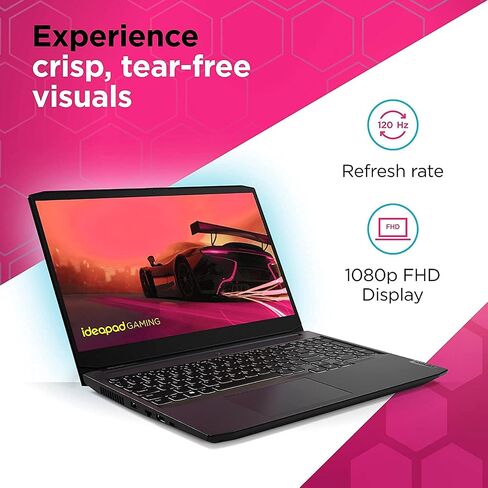 Lenovo IdeaPad Gaming 3 - Essential Gaming Laptop - 15.6" FHD - 144Hz - AMD Ryzen 5 5500H - GeForce RTX 2050-32GB RAM - 1TB NVMe Storage - Backlit Keyboard - Windows 11 in Saudi Arabia