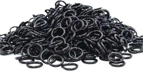 Rubber O-Ring Sealing Washer Plumbing Gasket Oil Resistant Automobile Plumbing Faucet Water Repair Black NBR Seal O-Ring(3200pcs 1set) in Saudi Arabia
