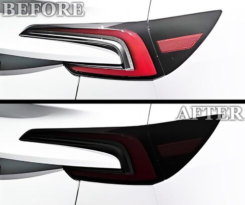 BOGAR TECH DESIGNS Precut for Tesla Model 3 2024-2025 Full Head Tail Light Headlight Taillight Tint Kit, Dark Smoke in Saudi Arabia