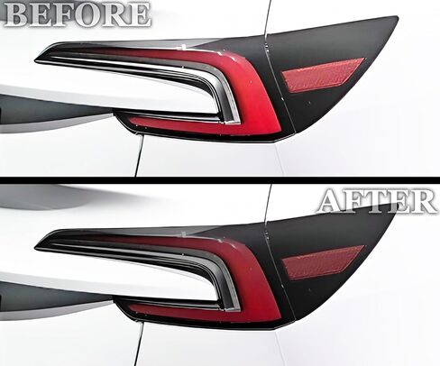 BOGAR TECH DESIGNS Precut for Tesla Model 3 2024-2025 Full Head Tail Light Headlight Taillight Tint Kit, Dark Smoke in Saudi Arabia