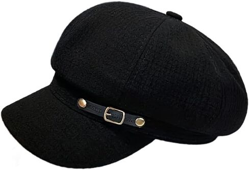 قبعة أنيقة خفيفة الوزن - 1pc قبعة Newsboy Classic Coll Color Frasnable للنساء in Kuwait