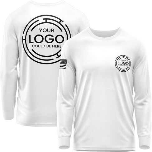 Custom Long Sleeve Shirts for Men, Hi Vis Safety Customized Workwear Company Uniform Long Sleeved Shirt Black in Saudi Arabia