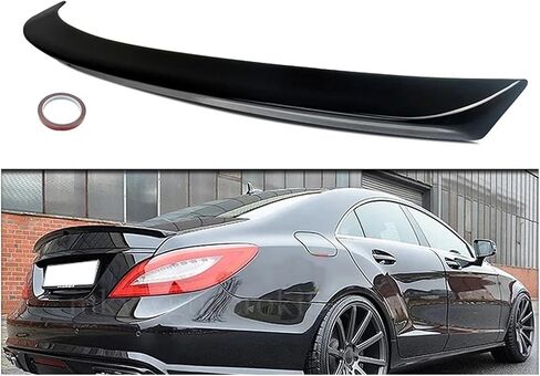 متوافق مع مرسيدس CLS W218 C218 AMG نمط الجذع الخلفي المفسد 11-18 لمعان أسود in Saudi Arabia