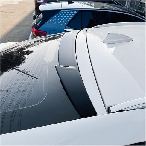 السيارة Toil Top Wind Wing Soilder Spoiler Wing Wing Wing Wing Wing Flex Fixed Termencial For BMW X6 F16 2015-2019 تعديل الحرس الخارجي (Gloss Black) in Saudi Arabia
