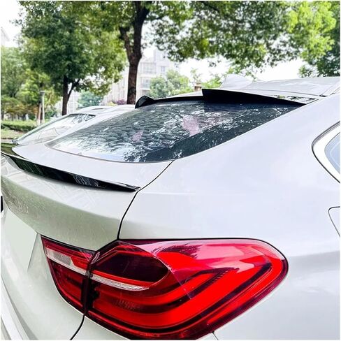 Compatible For BMW F26 X4 2014-2018 Rear Roof Trunk Spoiler Wing Air Deflector Dam Tail Tuning MP Style Car Body Kit Tuning Accessories(Rear Gloss Black) in Saudi Arabia