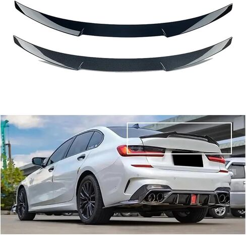 M4 Style Rear Wing Trunk Lip Spoiler Compatible For BMW 3 Series G20 G28 2019-2022 330i 330e Replacement Rear Fixed Wing Diffuser(M4-Glossy Black) in Saudi Arabia