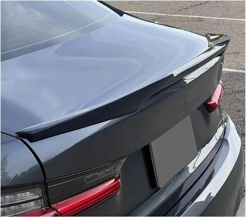 M4 Style Rear Wing Trunk Lip Spoiler Compatible For BMW 3 Series G20 G28 2019-2022 330i 330e Replacement Rear Fixed Wing Diffuser(M4-Glossy Black) in Saudi Arabia