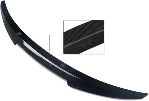 M4 Style Rear Wing Trunk Lip Spoiler Compatible For BMW 3 Series G20 G28 2019-2022 330i 330e Replacement Rear Fixed Wing Diffuser(M4-Glossy Black) in Saudi Arabia