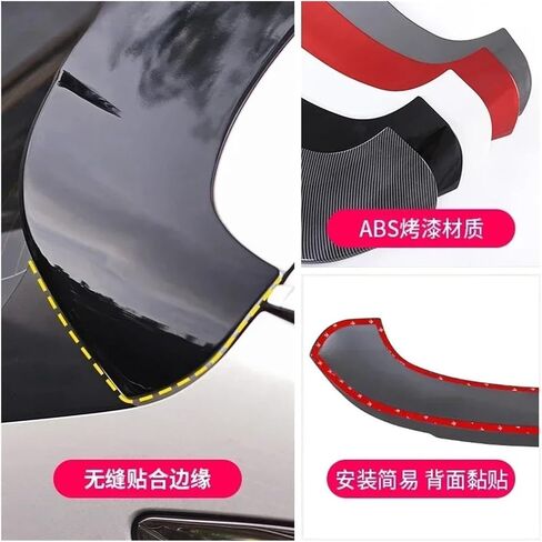 Compatible For Mazda CX-5 CX5 2017-2025 Hatchback Rear Roof Trunk Lid Car Spoiler Wings Black Carbon Exterior Tuning Accessories Parts(Carbon Look) in Saudi Arabia