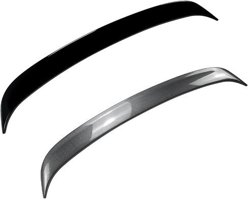 Compatible for Subaru Impreza WRX 2001-2007 Touring Edition Rear Middle Tail Wing Spoiler Glossy Black Modification Car Body Kit(Carbon Black) in Saudi Arabia