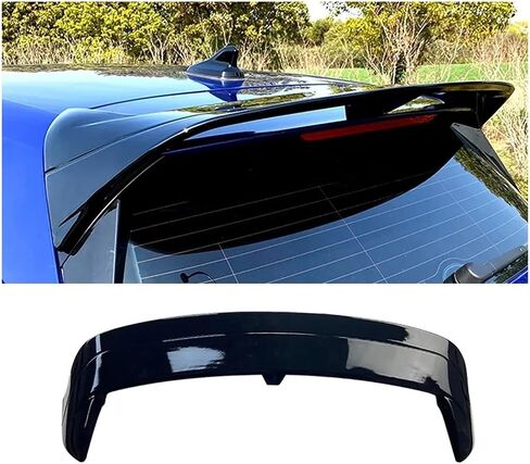 Compatible For VW Golf 8 MK 8 Club Sport 2020-2022 Car Rear Trunk Roof Sport Spoiler Wing Styling Tail Top Wind Spoilers Wings Auto Parts(Gloss Black) in Saudi Arabia