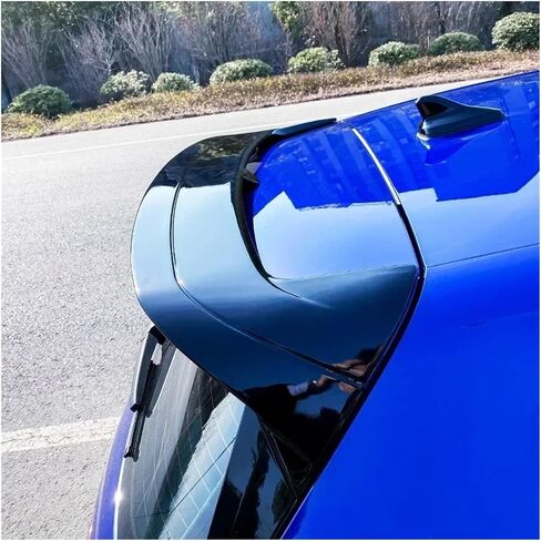 Compatible For VW Golf 8 MK 8 Club Sport 2020-2022 Car Rear Trunk Roof Sport Spoiler Wing Styling Tail Top Wind Spoilers Wings Auto Parts(Gloss Black) in Saudi Arabia