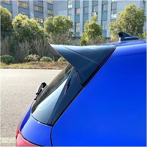 Compatible For VW Golf 8 MK 8 Club Sport 2020-2022 Car Rear Trunk Roof Sport Spoiler Wing Styling Tail Top Wind Spoilers Wings Auto Parts(Gloss Black) in Saudi Arabia