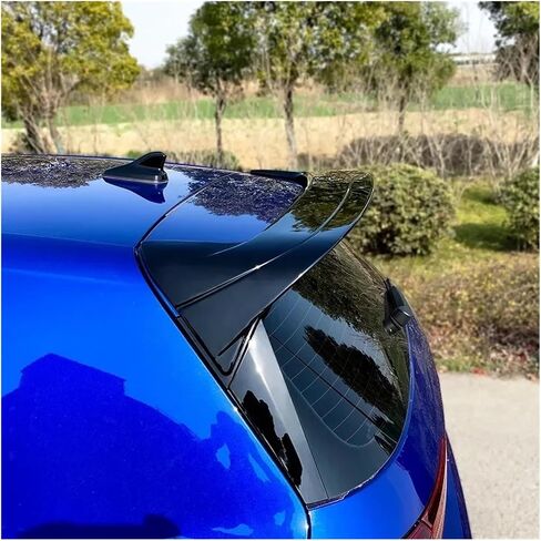 Compatible For VW Golf 8 MK 8 Club Sport 2020-2022 Car Rear Trunk Roof Sport Spoiler Wing Styling Tail Top Wind Spoilers Wings Auto Parts(Gloss Black) in Saudi Arabia