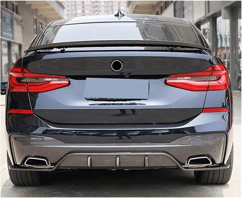 Compatible For BMW 6 Series G32 GT 640i 2017-2022 Carbon Fiber Rear Trunk Racing Spoiler Boot Lip Wing Car Rear Boot Lid Spoiler Wing Lip in Saudi Arabia