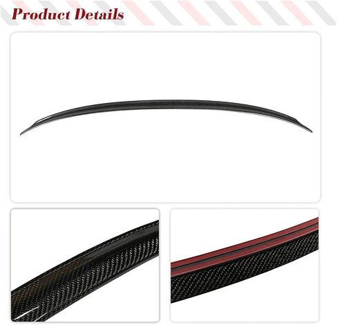 Compatible For BMW 6 Series G32 GT 640i 2017-2022 Carbon Fiber Rear Trunk Racing Spoiler Boot Lip Wing Car Rear Boot Lid Spoiler Wing Lip in Saudi Arabia