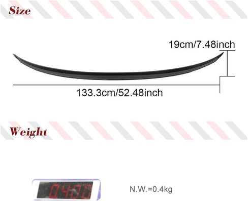 Compatible For BMW 6 Series G32 GT 640i 2017-2022 Carbon Fiber Rear Trunk Racing Spoiler Boot Lip Wing Car Rear Boot Lid Spoiler Wing Lip in Saudi Arabia