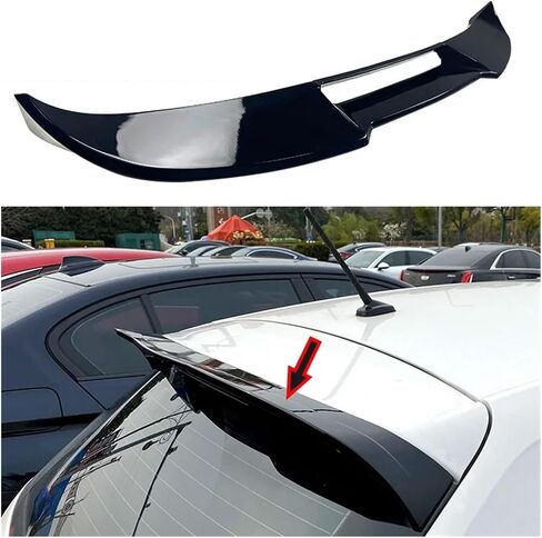Compatible For VW Polo 6 MK6 2018 2019 2020 2021 Car Rear Tail Tailgate Splitter Trunk Spoiler Lip ABS Roof Spoilers Wing in Saudi Arabia