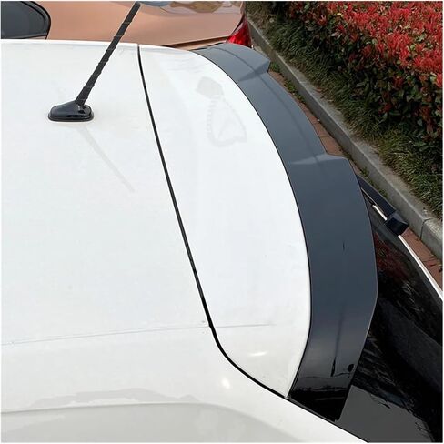 Compatible For VW Polo 6 MK6 2018 2019 2020 2021 Car Rear Tail Tailgate Splitter Trunk Spoiler Lip ABS Roof Spoilers Wing in Saudi Arabia