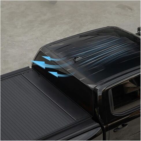 Compatible For Ford Ranger T9 2023 2024 True Carbon Fiber Sports Spoiler Ranger Body Kit Pickup Roof Top WingWILDTRACK SPORT XLT XLS XL V6(Matte surface) in Saudi Arabia