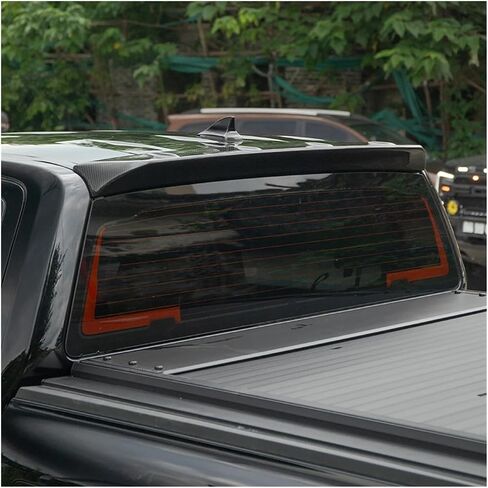 Compatible For Ford Ranger T9 2023 2024 True Carbon Fiber Sports Spoiler Ranger Body Kit Pickup Roof Top WingWILDTRACK SPORT XLT XLS XL V6(Matte surface) in Saudi Arabia