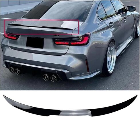 الجناح الخلفي متوافق مع BMW 3 Series G20 320i 325i 330i M3 2019 2020 2021 2022 2023 ذيل الثابت in Saudi Arabia