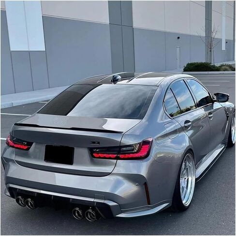 الجناح الخلفي متوافق مع BMW 3 Series G20 320i 325i 330i M3 2019 2020 2021 2022 2023 ذيل الثابت in Saudi Arabia