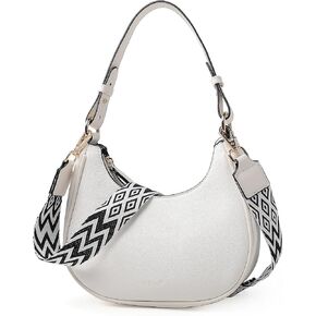 Small Shoulder Bag for Women Cute Hobo Purses and Handbags Crescent Shoulder Bag with Guitar Strap and Pendant in Kuwait