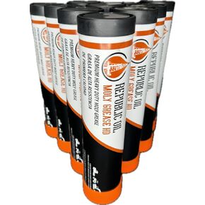 4 Boxes / 40 Tubes Republic Oil Elite 5% Moly #2 Grease 10x14oz | Calcium Sulfonate | 5% Moly Grease | High Temp | Heavy Duty | Construction | Mining | Agriculture | Fifth Wheels in Kuwait