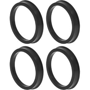 58.1mm to 56.1mm Car Wheel Hub Centric Rings Black Polycarbonate Wheels Center Shaft Shock Absorbing Hubrings 4 Pcs in Saudi Arabia