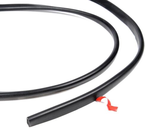 G-PLUS Universal Fender Flares Edge Trim, Rubber Seal for Car and Truck Wheel Wells, Rubber Gasket for Fender Flare, Bonds w/ 3M Automotive-Grade Adhesive Tape, 30ft Wiper Style Trim Black in Saudi Arabia
