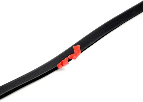 G-PLUS Universal Fender Flares Edge Trim, Rubber Seal for Car and Truck Wheel Wells, Rubber Gasket for Fender Flare, Bonds w/ 3M Automotive-Grade Adhesive Tape, 30ft Wiper Style Trim Black in Saudi Arabia