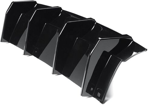 Rear Bumper Diffuser for Dodge Challenger R/T SRT SXT 2015-2020 2022 2023 Rear Bumper Lip Diffuser Shark Fins Splitter Spoilr (Glossy Black) in Kuwait