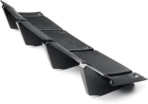 Rear Bumper Diffuser for Dodge Challenger R/T SRT SXT 2015-2020 2022 2023 Rear Bumper Lip Diffuser Shark Fins Splitter Spoilr (Glossy Black) in Kuwait