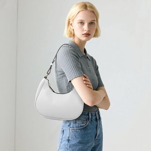 Small Shoulder Bag for Women Cute Hobo Purses and Handbags Crescent Shoulder Bag with Guitar Strap and Pendant in Kuwait