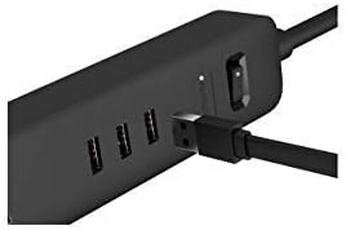 TP Quality 3 Outlet 3 Fast Charging USB Ports Switch Power Strip Surge Protector 4Ft Extension Cord with Flat Plug for Dorm Room Office Home Work iPhone iPad UL Listed Muti-Pack (Black) in Saudi Arabia
