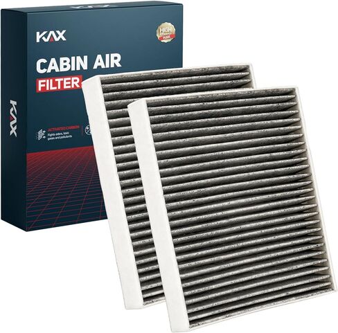 KAX Cabin Air Filter,CF12820 Replacement for Elantra, Santa Cruz 2022-2023,Santa Fe,Tucson, K5, Sorento, GV60, NIRO, Sportage, Ioniq 5, EV6, w/Activated Carbon Passenger Compartment Air Filter, 2Pcs in Kuwait
