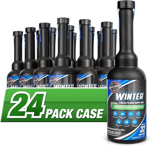 Opti-Lube Winter Anti-Gel Formula Diesel Fuel ADDITIVE: Long Neck 8oz Bottles (24 Pack Case) in Saudi Arabia