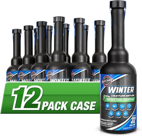 Opti-Lube Winter Anti-Gel Formula Diesel Fuel ADDITIVE: Long Neck 8oz Bottles (24 Pack Case) in Saudi Arabia