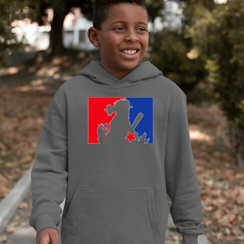 Philly Baseball Phan Youth-Sized Hoodie, Soft Fleece, Graphic Design in Saudi Arabia