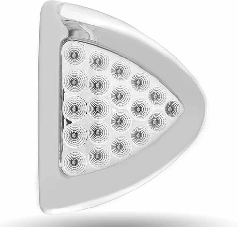Trux Accessories TLED-PSHXG Peterbilt Side Headlight Triangle Dual Revolution Amber/Green LED (24 Diodes) in Saudi Arabia