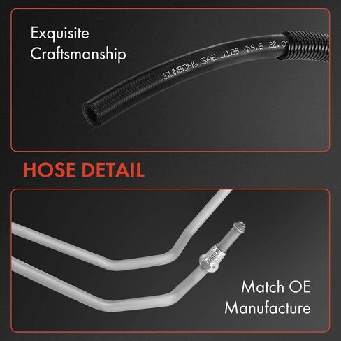 A-Premium Power Touring Hose Line Hose Assembly متوافق مع Dodge Caravan Grand Caravan Chrysler Town & Country 2001-2003 Grand Voyager in Saudi Arabia