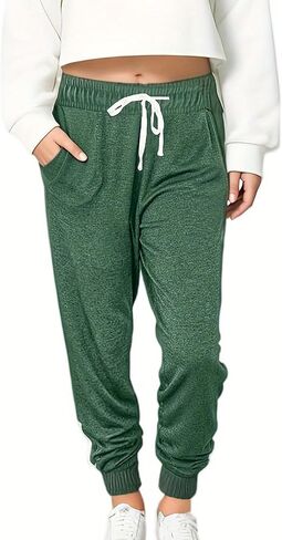 Women Baggy Sweatpants with Pockets Lounge Womens Pajams Pants Female Trouser in Kuwait