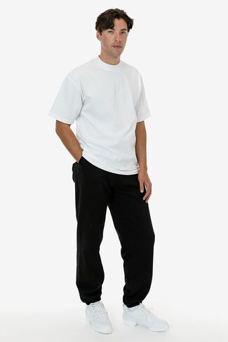 MWF1044 10 oz. Mid-Weight Poly Cotton Fleece Wide Sweatpant - Unisex, USA-Made in Saudi Arabia